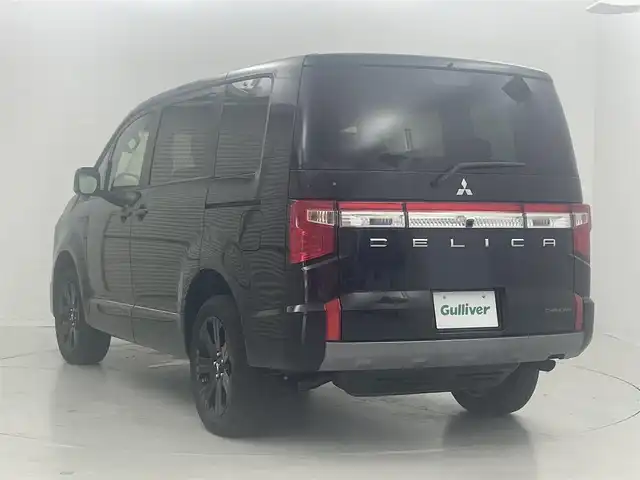 三菱 デリカＤ：５ シャモニー 茨城県 2025(令7)年 0.1万km未満 黒Ⅱ 登録済未使用車/D:5専用11型ナビゲーション/全方位カメラ/フルセグ/衝突被害軽減ブレーキ/車線逸脱抑制装置/レーダークルーズコントロール/オートマチックハイビーム/BSW/両側電動スライドドア/AC100V/シートヒーター/純正18インチAW/LEDヘッドライト/スマートキー