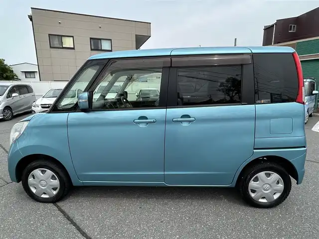 スズキ パレット リミテッドⅡ 長野県 2012(平24)年 5.8万km アクアベールブルーパールメタリック 社外AWサマー積み込み/電動格納ミラー/ドアバイザー/プッシュスタート/シートヒーター/純正フロアマット