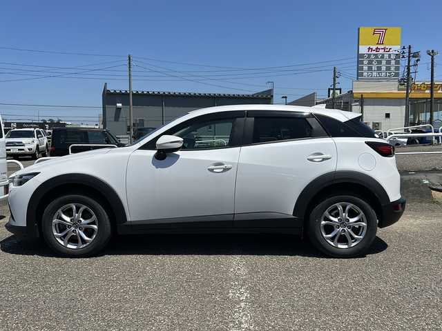 マツダ ＣＸ－３ 15S ツーリング 新潟県 2020(令2)年 1万km スノーフレイクホワイトパールマイカ 純正ナビ（CD・DVD・TV・BT）/コーナーセンサー/フロント・バックカメラ/ウインカーミラー/スマートキー/プッシュスタート/スマートシティブレーキサポート/パーキングセンター/インテリキー/３６０゜ビューモニター/横滑り防止装置/衝突被害軽減システム/レーンキープアシスト/パワーステアリング/パワーウィンドウ/アイドリングストップ/カーテンエアバック