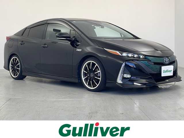 トヨタ プリウス ＰＨＶ A レザーパッケージ 愛知県 2017(平29)年 5.8万km アティチュードブラックマイカ 純正11.6型ナビ/TRDエアロ/社外１８インチアルミ/パワーシート/レーンキープアシスト/レーダークルーズコントロール/レザーシート/ステアリングヒーター/シートヒーター/オートライト/オートマチックハイビーム/純正LEDヘッドライト/ドラレコ/ビルトインETC2.0/スペアキー