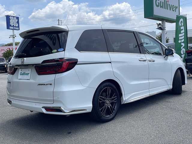 ホンダ オデッセイ アブソルート EX 兵庫県 2020(令2)年 6.9万km プラチナホワイトパール 純正10インチナビ/・AM FM　CD　DVD USB SD HDMI BT フルセグTV/純正11.6インチフリップダウンモニター/前後ドライブレコーダー/ETC2.0/全方位カメラ/BSM/全席シートヒーター/レーダークルーズコントロール/両側パワースライドドア/ハンズフリーパワーテールゲート/レーンアシスト/衝突軽減/前後コーナーセンサー/オートライト/パドルシフト/アイドリングストップ/純正フロアマット/純正18インチアルミホイール/LEDヘッドライト/カーテンエアバック/HDMI端子