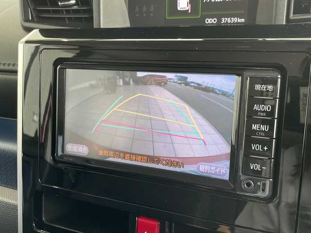 トヨタ ルーミー カスタムG S 愛知県 2018(平30)年 3.8万km マゼンタベリーマイカM 衝突軽減システム/純正ナビ/両側パワースライドドア/シートヒーター/フルセグ/ＣＤ/Bluetooth/バックカメラ/コーナーセンサー/純正アルミホイール/LEDヘッドライト/オートライト/ETC/ステアリングスイッチ/スマートキー/プッシュスタート