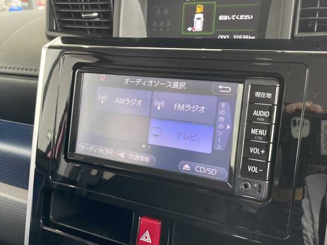 トヨタ ルーミー カスタムG S 愛知県 2018(平30)年 3.8万km マゼンタベリーマイカM 衝突軽減システム/純正ナビ/両側パワースライドドア/シートヒーター/フルセグ/ＣＤ/Bluetooth/バックカメラ/コーナーセンサー/純正アルミホイール/LEDヘッドライト/オートライト/ETC/ステアリングスイッチ/スマートキー/プッシュスタート
