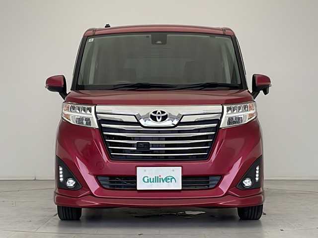 トヨタ ルーミー カスタムG S 愛知県 2018(平30)年 3.8万km マゼンタベリーマイカM 衝突軽減システム/純正ナビ/両側パワースライドドア/シートヒーター/フルセグ/ＣＤ/Bluetooth/バックカメラ/コーナーセンサー/純正アルミホイール/LEDヘッドライト/オートライト/ETC/ステアリングスイッチ/スマートキー/プッシュスタート