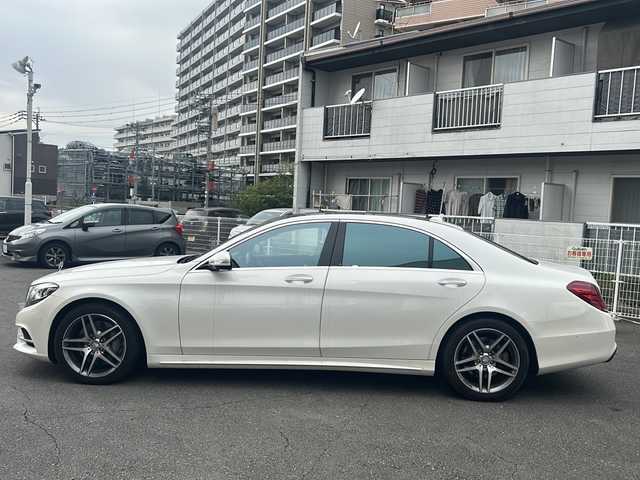 メルセデス・ベンツ Ｓ５５０Ｌ プレミアム スポーツ 宮崎県 2015(平27)年 7.1万km ポーラホワイト ディスプレイオーディオ（フルセグTV）/360度カメラ/レーダークルコン/ヘッドアップディスプレイ/前席パワーシート/エアサス