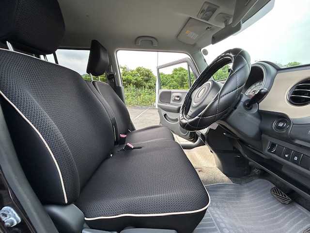 スズキ ラパン X セレクション 静岡県 2013(平25)年 1.8万km ミステリアスバイオレットパール 社外ナビ/シートヒーター/アイドリングストップ/スマートキー/プッシュスタート/盗難防止システム/純正フロアマット/純正アルミホイール/DVD再生機能有