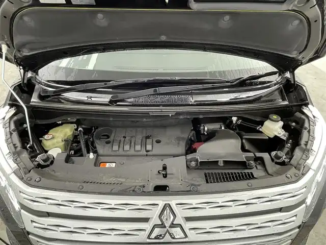 三菱 デリカＤ：５ P 熊本県 2023(令5)年 0.1千km アメジストブラック 純正10インチナビ/フルセグテレビ、/CD/DVD/Bluetooth/AUX/全周囲カメラ/前方ドライブレコーダー/ビルトインETC/4WD/レーダークルーズコントロール/レーンアシスト/衝突軽減ブレーキ/オートハイビーム/パワーバックドア/パドルシフト/ステアリングヒーター/ステアリングスイッチ/両側パワースライドドア/電動パーキングブレーキ/オートホールド/電動格納ミラー/左側サイドステップ