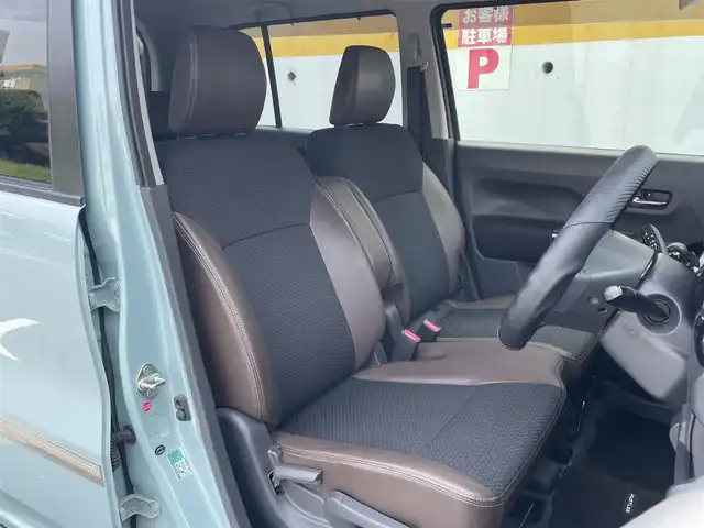 スズキ ハスラー Jスタイル Ⅲ 宮城県 2018(平30)年 9.2万km オフブルーメタリック/スチールシルバー2トーン 全方位モニター用カメラパッケージ/・全方位モニター/・USBソケット/＝＝＝/デュアルカメラブレーキサポート/誤発進抑制機能/車線逸脱警報機能/ふらつき警報機能/先行車発進お知らせ機能/ディーラーop 8インチナビ/・フルセグ・DVD・CD・SD・USB・Bluetooth/ビルトインETC/ナビ連動フロントドライブレコーダー/革巻きステアリング/ステアリングリモコン/ハーフレザー調シート/前席シートヒーター/社外HIDバルブ/フォグランプ/純正15インチアルミ/純正フロアマット/純正ドアバイザー/保証書/取扱説明書/スマートキー×2