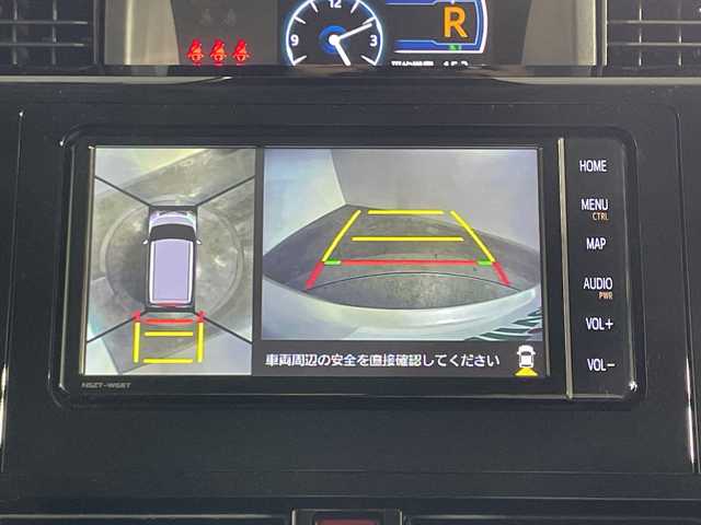 トヨタ ルーミー カスタムG 神奈川県 2020(令2)年 3.7万km ブラックマイカメタリック/パールホワイト2トーン 純正7型SDナビ/両側パワースライドドア/車線逸脱警報/アイドリングストップ/純正フロアマット/LEDヘッドライト/AM/FM/フルセグテレビ/BT/SD/CD/DVD/スマートアシスト/標識認識/クリアランスソナー/ステアリングリモコン/オートライト/先行車発進お知らせ/ふらつき警報/シートヒーター/オートホールド/オートハイビーム/全方位カメラ/衝突警報/レーダークルーズコントロール/前後ドライブレコーダー/スマートキー/純正１４インチアルミホイール