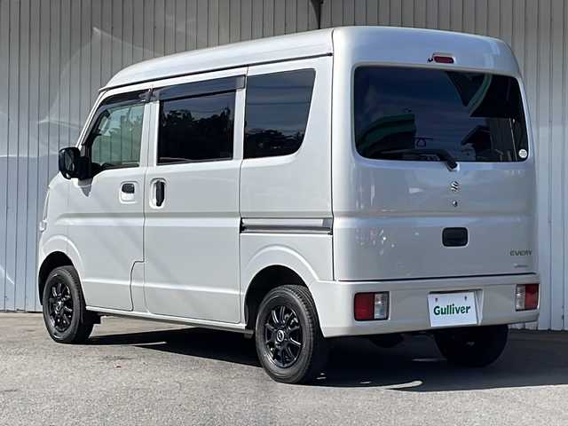 スズキ エブリイ PA リミテッド 長野県 2022(令4)年 7.4万km シルバー ４WD/社外12インチアルミ/ワンオーナー /ハイルーフ/キーレス/リアスモーク/保証書/スペアキー