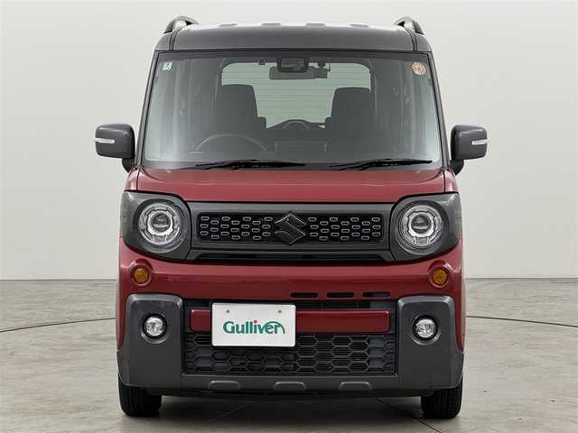 スズキ スペーシア ギア HYBRID XZ 福岡県 2020(令2)年 4.7万km フェニックスレッドパール/ガンメタリック2トーンルーフ 純正８型ナビ／フルセグＴＶ　/バックカメラ　/ビルトインＥＴＣ　/前方ドラレコ　/コーナーセンサー　/衝突被害軽減ブレーキ　/レーンキープ　/アイドリングストップ　/両側電動スライドドア　/シートヒーター　/ルーフレール