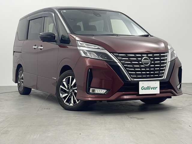 日産 セレナ ハイウェイスター 三重県 2020(令2)年 7.6万km マルーンレッド 2トーン 禁煙車/純正ナビ/ハンズフリースライドドア/アラウンドビューモニター/クルーズコントロール/両側パワースライドドア/革巻ステアリング/ウィンカーミラー/電動格納ミラー/純正16インチAW