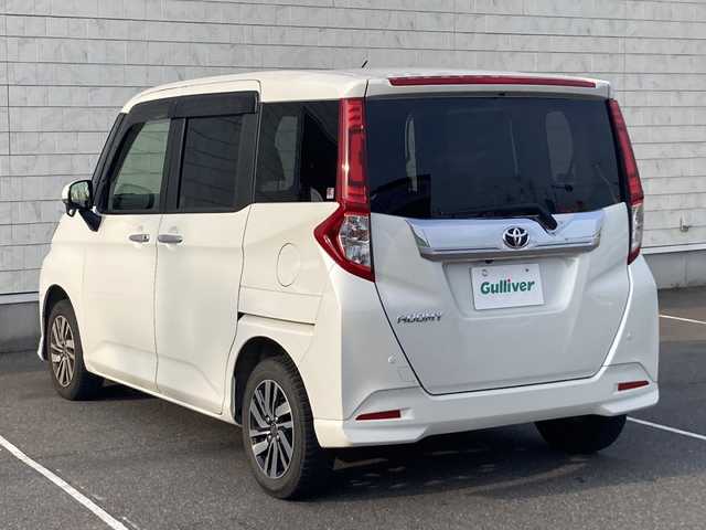 トヨタ ルーミー カスタムG S 茨城県 2018(平30)年 3.7万km パールホワイトⅢ 純正9インチメモリナビ【NSZT-Y66T】/(地デジTV・CD・DVD・BT・ラジオ再生)/両側パワースライドドア/衝突軽減ブレーキ/シートヒーター/クルーズコントロール/ドライブレコーダー/ETC/バックカメラ/オートライト/LEDヘッドライト/純正14inアルミホイール/純正フロアマット/スマートキー/取扱説明書/保証書