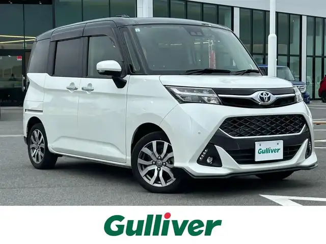 トヨタ タンク カスタムG－T 奈良県 2019(平31)年 1.3万km ブラックマイカメタリック/パールホワイト2トーン 純正９インチナビ　/フルセグＴＶ　/BT/CD/DVD/SD/全方位カメラ　/ドライブレコーダー　/ビルトインＥＴＣ　/前後コーナーセンサー/両側パワースライドドア　/クルーズコントロール　/ワンオーナー　/シートヒーター　/ＬＥＤヘッドライト/オートライト/オートマチックハイビーム　/衝突被害軽減システム/純正15インチアルミホイール/純正フロアマット/スマートキー