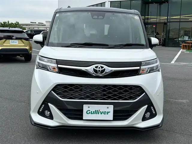 トヨタ タンク カスタムG－T 奈良県 2019(平31)年 1.3万km ブラックマイカメタリック/パールホワイト2トーン 純正９インチナビ　/フルセグＴＶ　/BT/CD/DVD/SD/全方位カメラ　/ドライブレコーダー　/ビルトインＥＴＣ　/前後コーナーセンサー/両側パワースライドドア　/クルーズコントロール　/ワンオーナー　/シートヒーター　/ＬＥＤヘッドライト/オートライト/オートマチックハイビーム　/衝突被害軽減システム/純正15インチアルミホイール/純正フロアマット/スマートキー