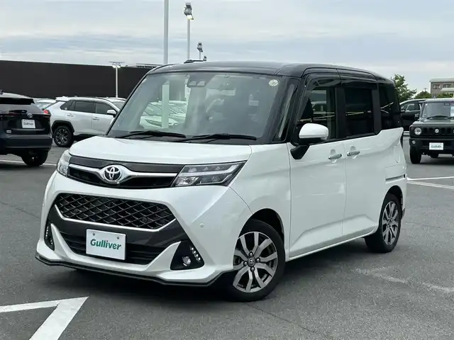 トヨタ タンク カスタムG－T 奈良県 2019(平31)年 1.3万km ブラックマイカメタリック/パールホワイト2トーン 純正９インチナビ　/フルセグＴＶ　/BT/CD/DVD/SD/全方位カメラ　/ドライブレコーダー　/ビルトインＥＴＣ　/前後コーナーセンサー/両側パワースライドドア　/クルーズコントロール　/ワンオーナー　/シートヒーター　/ＬＥＤヘッドライト/オートライト/オートマチックハイビーム　/衝突被害軽減システム/純正15インチアルミホイール/純正フロアマット/スマートキー