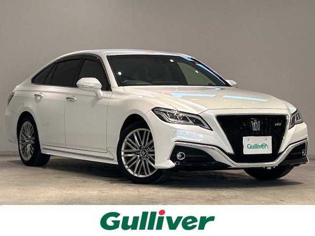 トヨタ クラウン ハイブリッド RS Four 宮城県 2021(令3)年 4.4万km プレシャスホワイトパール トヨタセーフティセンス/・プリクラッシュセーフティ/・レーントレーシングアシスト/・レーンデバーチャーアラート/・ロードサインアシスト/・ドライバー異常時対応システム/・プロアクティブドライビングアシスト/・パーキングサポートブレーキ/・リアクロストラフィックアラート/純正SDナビ/バックカメラ/全方位カメラ/コーナーセンサー/アダプティブクルーズコントロール/ブラインドスポットモニター/LEDヘッドライト/オートライト/パワーシート/シートヒーター/純正アルミホイール/純正フロアマット/プッシュスタート/ETC2.0/フルセグテレビ