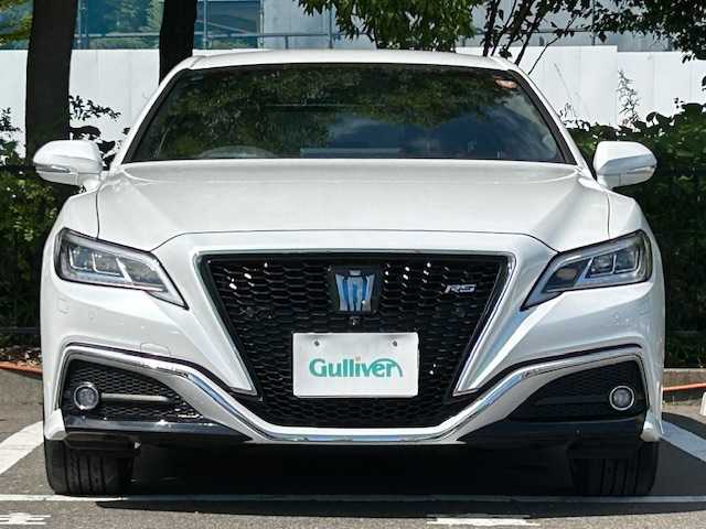 トヨタ クラウン ハイブリッド RS Four 宮城県 2021(令3)年 4.4万km プレシャスホワイトパール トヨタセーフティセンス/・プリクラッシュセーフティ/・レーントレーシングアシスト/・レーンデバーチャーアラート/・ロードサインアシスト/・ドライバー異常時対応システム/・プロアクティブドライビングアシスト/・パーキングサポートブレーキ/・リアクロストラフィックアラート/純正SDナビ/バックカメラ/全方位カメラ/コーナーセンサー/アダプティブクルーズコントロール/ブラインドスポットモニター/LEDヘッドライト/オートライト/パワーシート/シートヒーター/純正アルミホイール/純正フロアマット/プッシュスタート/ETC2.0/フルセグテレビ