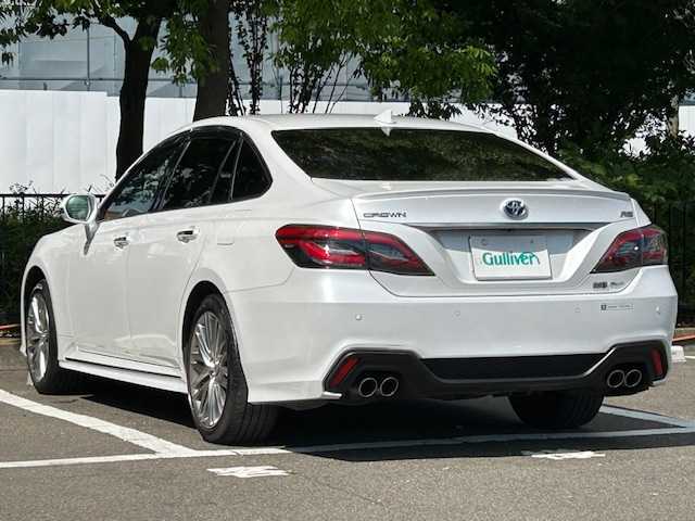 トヨタ クラウン ハイブリッド RS Four 宮城県 2021(令3)年 4.4万km プレシャスホワイトパール トヨタセーフティセンス/・プリクラッシュセーフティ/・レーントレーシングアシスト/・レーンデバーチャーアラート/・ロードサインアシスト/・ドライバー異常時対応システム/・プロアクティブドライビングアシスト/・パーキングサポートブレーキ/・リアクロストラフィックアラート/純正SDナビ/バックカメラ/全方位カメラ/コーナーセンサー/アダプティブクルーズコントロール/ブラインドスポットモニター/LEDヘッドライト/オートライト/パワーシート/シートヒーター/純正アルミホイール/純正フロアマット/プッシュスタート/ETC2.0/フルセグテレビ