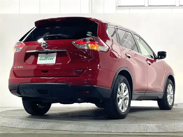 日産 エクストレイル 20X 大阪府 2014(平26)年 4.6万km バーニングレッド 社外ナビ(フルセグ/DVD再生/Bluetooth) Bカメラ ETC 革シート シートヒーター オートライト スマートキー Pスタート オートエアコン アイドリングストップ 横滑り防止 ABS