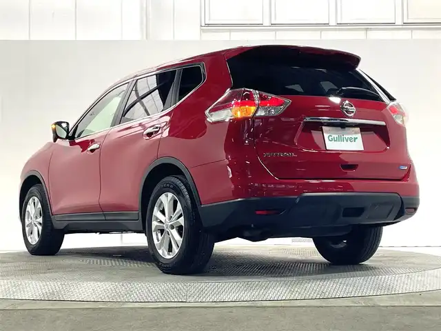 日産 エクストレイル 20X 大阪府 2014(平26)年 4.6万km バーニングレッド 社外ナビ(フルセグ/DVD再生/Bluetooth) Bカメラ ETC 革シート シートヒーター オートライト スマートキー Pスタート オートエアコン アイドリングストップ 横滑り防止 ABS