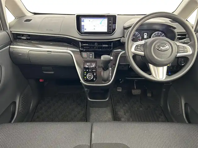 ダイハツ ムーヴ カスタム X VS SAⅢ 千葉県 2022(令4)年 0.5万km ブライトシルバーメタリック 禁煙車/ワンオーナー/スマートアシストIII/・衝突回避支援ブレーキ機能/・衝突警報機能/・車線逸脱警報機能/・誤発進抑制制御機能/・先行車発進お知らせ機能/・オートハイビーム/純正７インチナビ/CD/DVD/Bluetooth/フルセグ/アラウンドビューモニター/シートヒーター/純正14インチアルミホイール/純正フロアマット/ドアバイザー/オートエアコン/アイドリングストップ/USBポート/プッシュスタート/スマートキー/取扱説明書