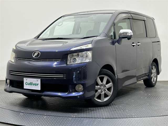 トヨタ ヴォクシー ZS 煌 愛媛県 2009(平21)年 11.4万km ダークバイオレットマイカメタリック ・ナビ（ワンセグＴＶ・ＢＴ・ＣＤ・ＤＶＤ・ＨＤＤ）/・バックカメラ　/・ＥＴＣ　/・前後ドラレコ　/・両側電動ドア　/・プッシュスタート　/・スマートキー　/・スペアキー