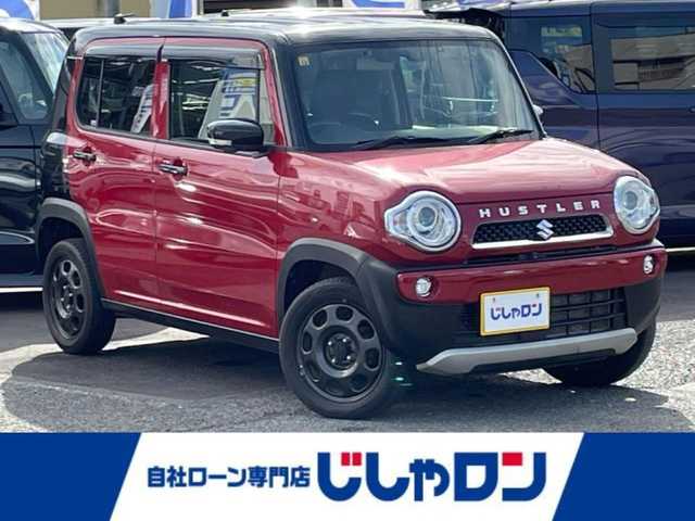 スズキ ハスラー タフワイルド 埼玉県 2018(平30)年 9.8万km フェニックスレッドパール/ブラック 2トーン (株)IDOMが運営する【じしゃロン川越店】の自社ローン専用車両になります。/こちらは現金またはオートローンご利用時の価格です。/自社ローンご希望の方は別途その旨お申付け下さい/純正ＳＤナビ/（AM/FM/CD/DVD/BT)/全方位カメラ　/フルセグＴＶ　/ＥＴＣ　/ハーフレザーシート　/前席シートヒーター　/車線逸脱防止装置　/衝突安全軽減ブレーキ　/オートライト　/フォグランプ　/ＨＩＤヘッドライト　/スマートキー　/スペアキー