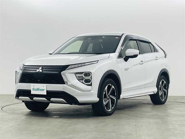 三菱 エクリプス クロス ＰＨＥＶ P 福島県 2021(令3)年 6.8万km ホワイトダイヤモンド eアシスト/・衝突軽減ブレーキ/・車線逸脱警報装置/・ブラインドスポットモニター/・コーナーセンサー/・レーダークルーズコントロール/・ヘッドアップディスプレイ/純正ナビ/・フルセグTV/Bluetooth/USB/・全方位カメラ/・ETC/・ドライブレコーダー/アイドリングストップ/電子パーキング/・オートホールド/革巻きステアリング/・ステアリングリモコン/・パドルシフト/・ステアリングヒーター/パワーシート(運転席)/・シートヒーター(運転席/助手席)/プッシュスタート/・スマートキー/LEDヘッドライト/・オートライト/・フォグライト/電動格納ミラー/純正フロアマット/ドアバイザー