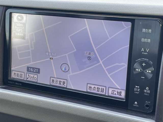 トヨタ パッソ プラスハナ アプリコット 滋賀県 2012(平24)年 13万km パールホワイト1 純正ナビ/(Bluetooth/フルセグ/CD/DVD/AUX)/フォグ/スマートキー/ドアバイザー/AAC