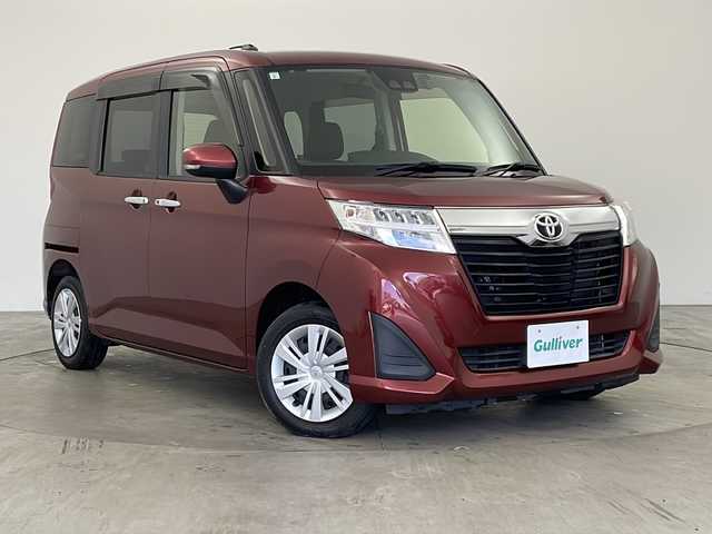 トヨタ ルーミー G コージーエディション 兵庫県 2019(平31)年 5.5万km ファイアークォーツレッドM ・純正ナビ（フルセグ・CD・BT・SD）/・両側パワースライドドア/・バックカメラ/・純正ドライブレコーダー/・ビルトインETC/・スマートアシストIII/・クルーズコントロール/・衝突軽減ブレーキ/・横滑り防止装置/・コーナーセンサー/・オートマチックハイビーム/・誤発進抑制機能/・車線逸脱警報/・先行車発進告知/・LEDオートライト/・撥水機能付き専用シート表皮/・ステアリングリモコン/・純正ホイールキャップ/・純正フロアマット/・スマートキー/・プッシュスタート/・電動格納ミラー