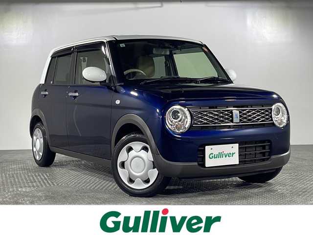 スズキ ラパン モード 沖縄県 2021(令3)年 2.2万km ノクターンブルーパール/ホワイト 2トーンルーフ 禁煙車/純正ナビ/(Bluetooth/CD/DVD/TV/AM/FM)/360°カメラ/ドライブレコーダー/シートヒーター/ステアリングスイッチ/純正ドアバイザー/電動格納ミラー/スペアキー/スマートキー/プッシュスタート