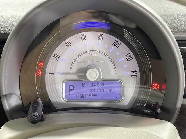 スズキ ラパン モード 沖縄県 2021(令3)年 2.2万km ノクターンブルーパール/ホワイト 2トーンルーフ 禁煙車/純正ナビ/(Bluetooth/CD/DVD/TV/AM/FM)/360°カメラ/ドライブレコーダー/シートヒーター/ステアリングスイッチ/純正ドアバイザー/電動格納ミラー/スペアキー/スマートキー/プッシュスタート