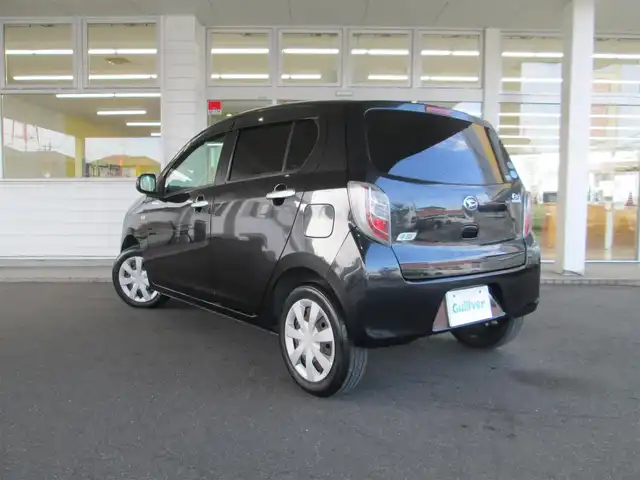 ダイハツ ミラ イース X 千葉県 2012(平24)年 7.1万km ブラックマイカメタリック ワンオーナー/純正オーディオ【CD/AUX/ラジオ】/アイドリングストップ/ヘッドライトレベライザー/電動格納式ミラー/純正フロアマット/純正ドアバイザー/スペアキー(1本)/新車時保証書/取扱説明書