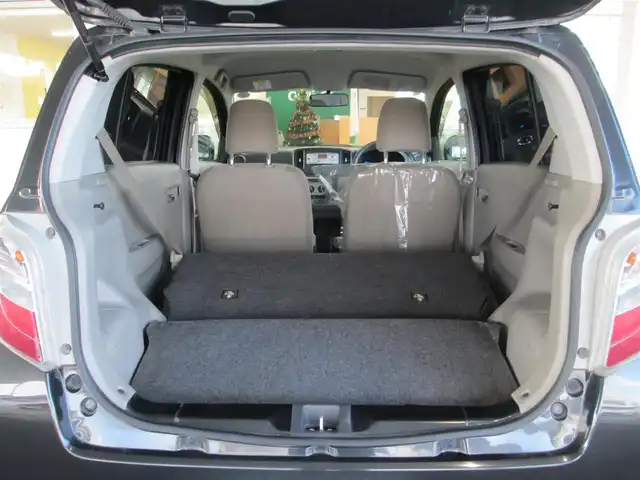 ダイハツ ミラ イース X 千葉県 2012(平24)年 7.1万km ブラックマイカメタリック ワンオーナー/純正オーディオ【CD/AUX/ラジオ】/アイドリングストップ/ヘッドライトレベライザー/電動格納式ミラー/純正フロアマット/純正ドアバイザー/スペアキー(1本)/新車時保証書/取扱説明書