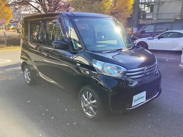 日産 デイズ ルークス S 神奈川県 2015(平27)年 6.4万km ブラック 社外ナビ、TV/バックモニター/ETC/リモコンキー