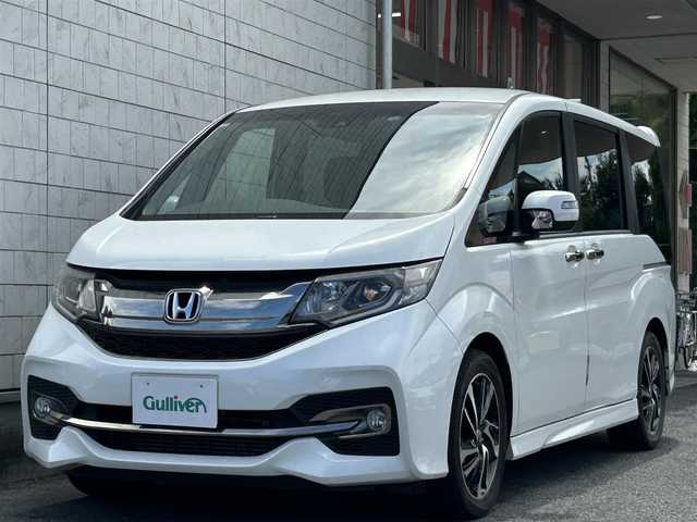 ホンダ ステップワゴン スパーダ クルスピセンシング 埼玉県 2016(平28)年 5.6万km パール ワンオーナー/ホンダセンシング/衝突軽減ブレーキ/追従クルーズコントロール/レーンキープ/純正ナビゲーション/CD/DVD/BT/DTV/バックカメラ/ハーフレザーシート/シートヒーター/ウインカードアミラー/７人乗りキャプテンシート/LEDヘッドライト/アイドリングストップ/スマートキー/スペアキー/ドライブレコーダー/ETC/新車保証書