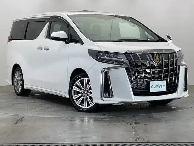 トヨタ アルファード S タイプゴールド 栃木県 2020(令2)年 4.2万km ホワイトパールクリスタルシャイン 純正ディスプレイオーディオ/　（Bluetooth/フルセグTV）/バックカメラ/トヨタセーフティセンス/・プリクラッシュセーフティ/・レーントレーシングアシスト/・レーンディパーチャーアラート/・ロードサインアシスト/・レーダークルーズコントロール/・オートマチックハイビーム/・先行車発進アラーム/ビルトインETC2.0/前後ドライブレコーダー/両側パワースライドドア/ハーフレザーシート/禁煙車/LEDオートヘッドライト/スマートキー/プッシュスタート/純正AW
