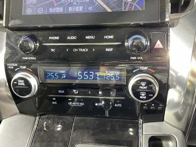 トヨタ アルファード S Cパッケージ 沖縄県 2022(令4)年 4.5万km ホワイトパールクリスタルシャイン 県外仕入　/禁煙車　/純正９インチナビ　/サンルーフ　/純正フリップダウンモニター　/両側パワースライドドア　/プリクラッシュセーフティ　/パワーバックドア　/追従クルーズコントロール/前後ドライブレコーダー　/電動リアゲート/クリアランスソナー/シートベンチレーション/ステアリングヒーター/ステアリングリモコン/レザーシート