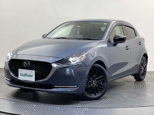 マツダ マツダ２ 15S ブラックトーンED 愛媛県 2022(令4)年 1.1万km ポリメタルグレーM ８．８型ナビ/フルセグ／Ｂｌｕｅｔｏｏｔｈ／ＣＤ／ＤＶＤ／ＵＳＢ/全方位カメラ/衝突軽減ブレーキ/レーダークルーズコントロール/前後コーナーセンサー/ブラインドスポットモニター/レーンキープアシスト/LEDヘッドライト