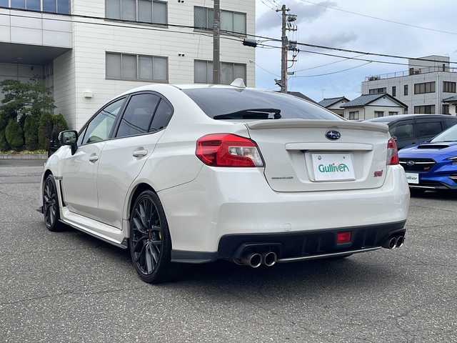 スバル ＷＲＸ ＳＴＩ STI タイプS 福井県 2018(平30)年 8万km クリスタルホワイトP ワンオーナー /アドバンスドセーフティパッケージ/6MT/ターボ/4WD/SI-DRIVE/純正8インチメモリナビゲーション/（CD/DVD/BT）/フルセグテレビ /バックカメラ/サイドカメラ/ブラインドスポットモニター/USBポート/純正19インチアルミホイール/ハーフレザーシート/LEDヘッドライト/D席パワーシート /前席シートヒーター /ETC/ステアリングリモコン/オートライト/プッシュスタート/スマートキー/保証書/取扱説明書