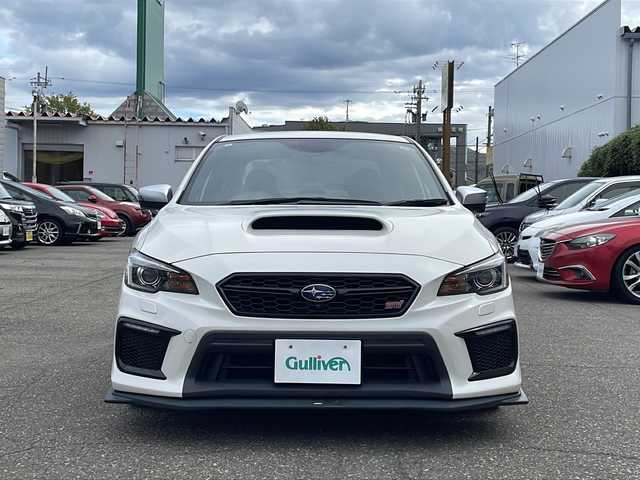 スバル ＷＲＸ ＳＴＩ STI タイプS 福井県 2018(平30)年 8万km クリスタルホワイトP ワンオーナー /アドバンスドセーフティパッケージ/6MT/ターボ/4WD/SI-DRIVE/純正8インチメモリナビゲーション/（CD/DVD/BT）/フルセグテレビ /バックカメラ/サイドカメラ/ブラインドスポットモニター/USBポート/純正19インチアルミホイール/ハーフレザーシート/LEDヘッドライト/D席パワーシート /前席シートヒーター /ETC/ステアリングリモコン/オートライト/プッシュスタート/スマートキー/保証書/取扱説明書