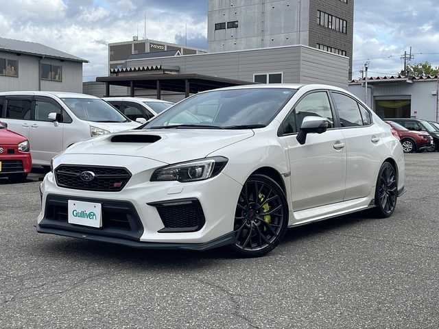 スバル ＷＲＸ ＳＴＩ STI タイプS 福井県 2018(平30)年 8万km クリスタルホワイトP ワンオーナー /アドバンスドセーフティパッケージ/6MT/ターボ/4WD/SI-DRIVE/純正8インチメモリナビゲーション/（CD/DVD/BT）/フルセグテレビ /バックカメラ/サイドカメラ/ブラインドスポットモニター/USBポート/純正19インチアルミホイール/ハーフレザーシート/LEDヘッドライト/D席パワーシート /前席シートヒーター /ETC/ステアリングリモコン/オートライト/プッシュスタート/スマートキー/保証書/取扱説明書