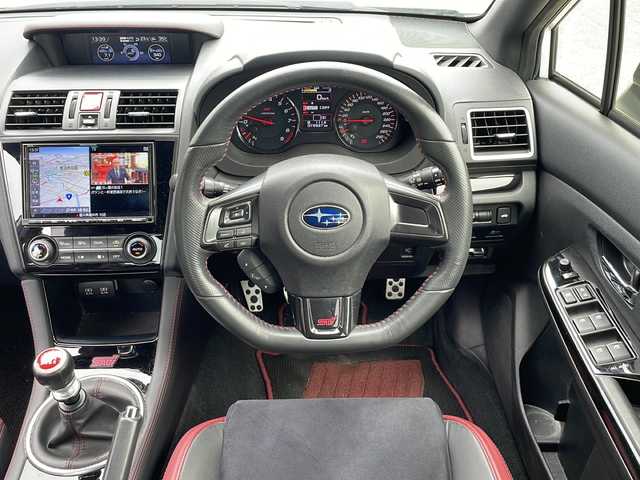 スバル ＷＲＸ ＳＴＩ STI タイプS 福井県 2018(平30)年 8万km クリスタルホワイトP ワンオーナー /アドバンスドセーフティパッケージ/6MT/ターボ/4WD/SI-DRIVE/純正8インチメモリナビゲーション/（CD/DVD/BT）/フルセグテレビ /バックカメラ/サイドカメラ/ブラインドスポットモニター/USBポート/純正19インチアルミホイール/ハーフレザーシート/LEDヘッドライト/D席パワーシート /前席シートヒーター /ETC/ステアリングリモコン/オートライト/プッシュスタート/スマートキー/保証書/取扱説明書