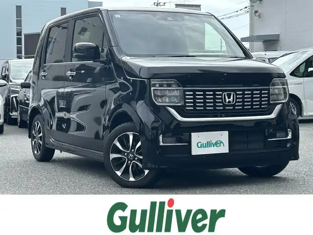 ホンダ Ｎ ＷＧＮ カスタム L ホンダセンシング 福岡県 2021(令3)年 4.5万km クリスタルブラックパール 社外ナビ（VXM-214VFi）/（AM/FM/BT/CD/DVD/フルセグTV）/クルーズコントロール/バックカメラ/ドライブレコーダー/運転席シートヒーター/クリアランスソナー/ETC/プッシュスタート/USB入力端子/純正14インチアルミホイール/純正フロアマット/ステアリングスイッチ/オートライト/レーンキープアシスト/衝突被害軽減システム/ドアバイザー/スペアキー×１/取扱説明書/保証書