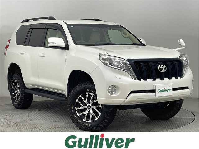 トヨタ ランドクルーザー プラド TX Lパッケージ 道央・札幌 2017(平29)年 4万km ホワイトパールクリスタルシャイン ・４ＷＤ/・サンルーフ/・寒冷地仕様/・純正ナビ/・BT/CD/AM/FM/・フルセグTV/・バックカメラ/・ダウンヒルアシスト/・ＭＴモード/・パワーシート/・シートヒーター/・レザーシート/・純正フロアマット/・ドライブレコーダー/・ＥＴＣ/・クルーズコントロール/・ＬＥＤヘッドライト/・オートライト/・オートエアコン/・社外エンジンスターター/・