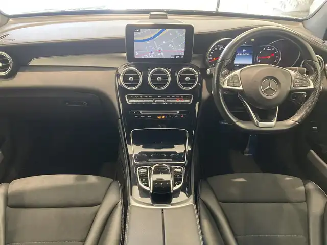 メルセデス・ベンツ ＧＬＣ２００ クーペスポーツ 熊本県 2018(平30)年 4.7万km カバンサイトブルー ・スマートキー/・プッシュスタート/・アクティブブレーキアシスト/・ブラインドスポットモニター/・アテンションアシスト/・レーンキープアシスト/・インテリジェントライトシステム/・クルーズコントロール(追従式)/・ハーフレザーシート/・前席パワーシート/・前席シートヒーター /・純正HDDナビ/　【DVD・Bluetooth・USB・SD・MSV】/・フルセグTV/・全方位カメラ/・ETC/・ドライブレコーダー(前方録画)/・パワーバックドア/・LEDヘッドランプ/・純正マット/・保証書/取説