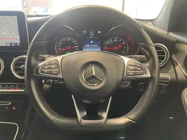 メルセデス・ベンツ ＧＬＣ２００ クーペスポーツ 熊本県 2018(平30)年 4.7万km カバンサイトブルー ・スマートキー/・プッシュスタート/・アクティブブレーキアシスト/・ブラインドスポットモニター/・アテンションアシスト/・レーンキープアシスト/・インテリジェントライトシステム/・クルーズコントロール(追従式)/・ハーフレザーシート/・前席パワーシート/・前席シートヒーター /・純正HDDナビ/　【DVD・Bluetooth・USB・SD・MSV】/・フルセグTV/・全方位カメラ/・ETC/・ドライブレコーダー(前方録画)/・パワーバックドア/・LEDヘッドランプ/・純正マット/・保証書/取説