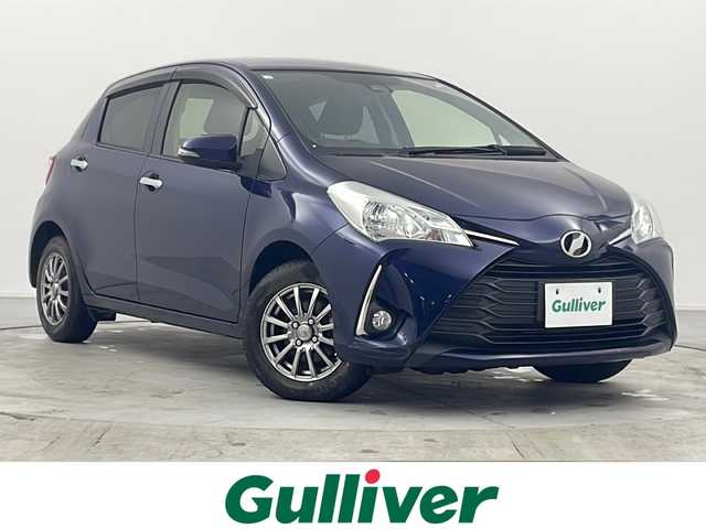 トヨタ ヴィッツ F セーフティーエディションⅡ 愛知県 2018(平30)年 6.6万km 紺 純正メモリーナビ/純正CD/ワンセグTV/ETC/スマートキー/プッシュスタート/電動ミラー/トヨタセーフティセンス/レーンキープ/純正夏タイヤ積み込み