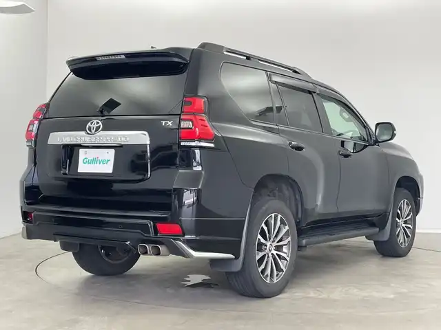 トヨタ ランドクルーザー プラド TX Lパッケージ 新潟県 2020(令2)年 7.2万km ブラック 純正メモリナビ（Bluetooth・USB・AM・FM）/サンルーフ　/ルーフレール　/アラウンドビューモニター　/レザーシート　/純正ビルトインETC2.0　/ワンオーナー/衝突被害軽減システム/前席パワーシート/前席シートヒーター/前席エアシート　/リアエアロパーツ　/追従クルーズコントロール/前後コーナーセンサー/レーンキープアシスト/パーキングアシスト/前後ドライブレコーダー/LEDオートライト　/オートマチックハイビーム/ヘッドライトウォッシャー/ブラインドスポットモニター/MTモード付AT/ステアリングスイッチ/スマートキー/純正フロアマット/純正１９インチアルミホイール